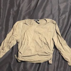 Tie up sided crop top